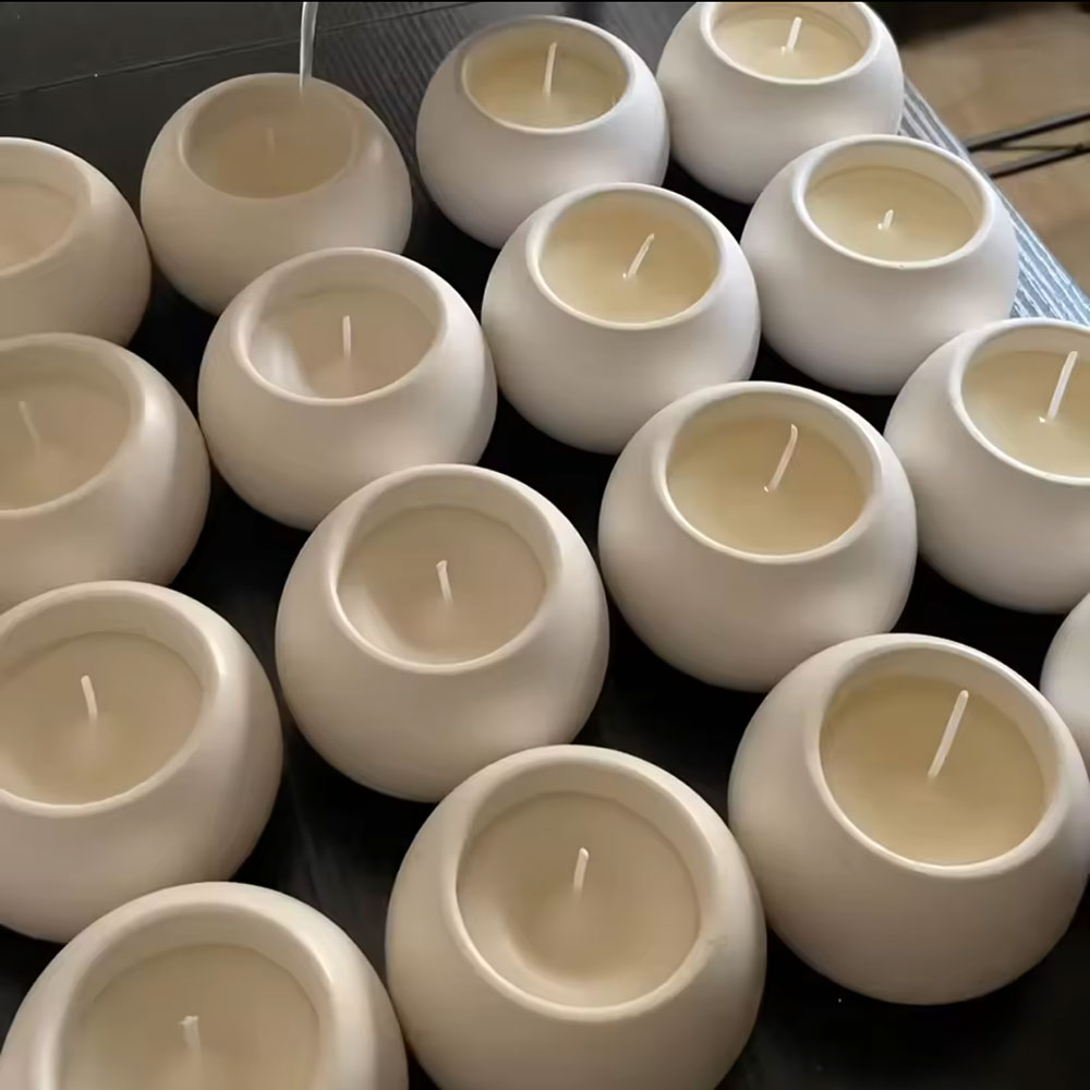 Silicone Mold Round Candle Hol - Echeveria Succulent recension och pris
