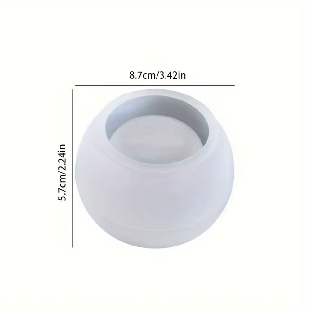 Silicone Mold Round Candle Hol - Echeveria Succulent recension och pris