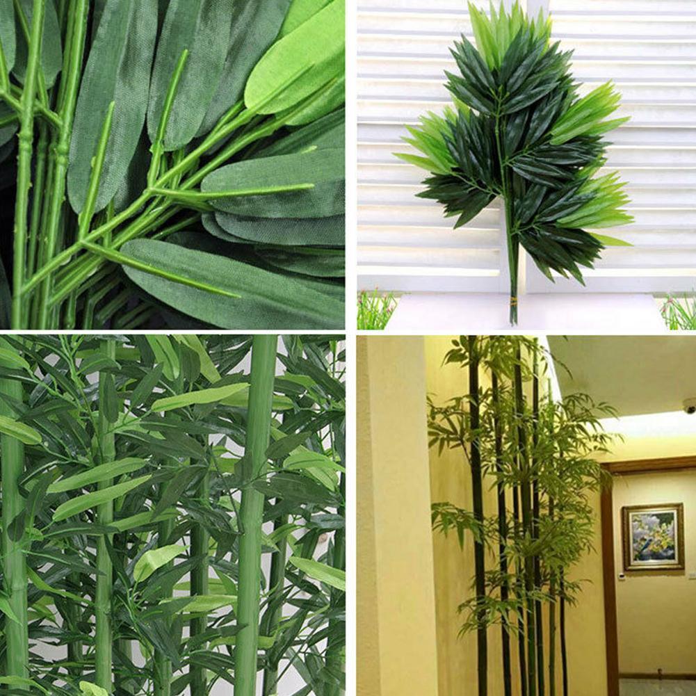 10pcs Artificial Green Bamboo  - Ficus Lyrata Tree recension och pris