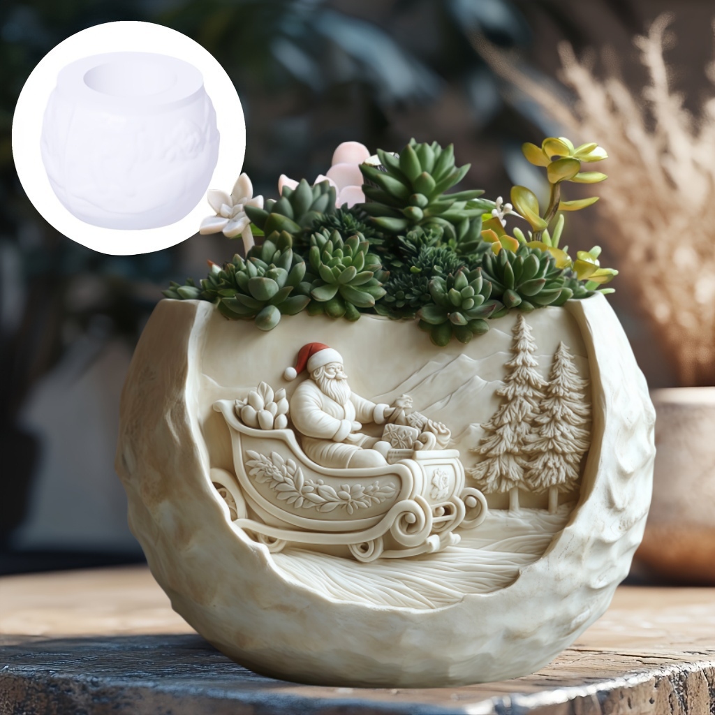 Cedar Sled Santa Claus Relief  - Echeveria Succulent recension och pris