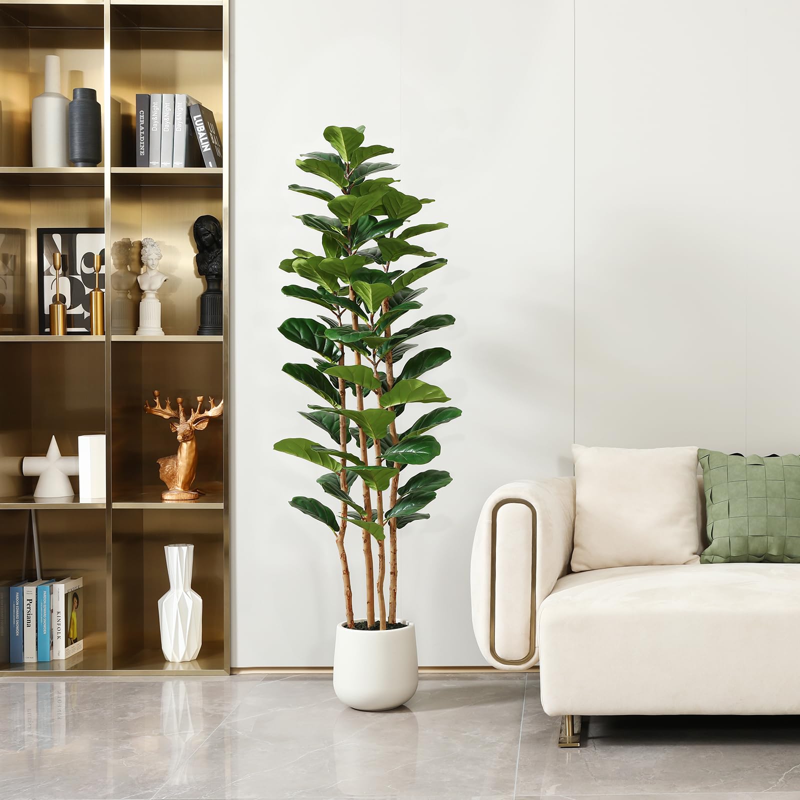 Artificial Fiddle Leaf Fig Tre - Ficus Lyrata Tree recension och pris