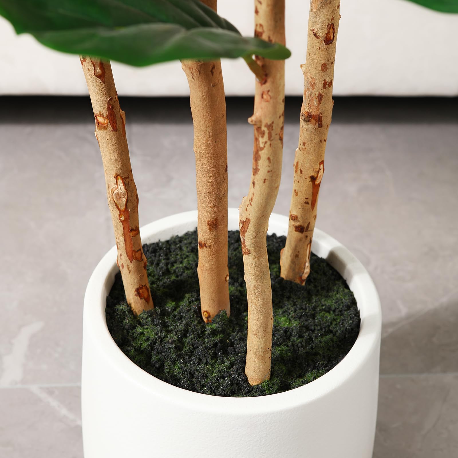 Artificial Fiddle Leaf Fig Tre - Ficus Lyrata Tree recension och pris