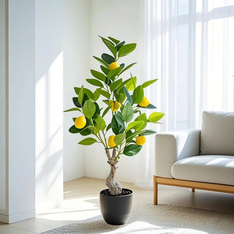 2026 NEW HOT Artificial Lemon  - Ficus Lyrata Tree recension och pris