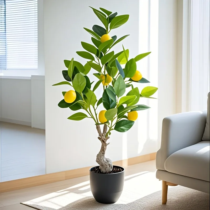 2026 NEW HOT Artificial Lemon  - Ficus Lyrata Tree recension och pris