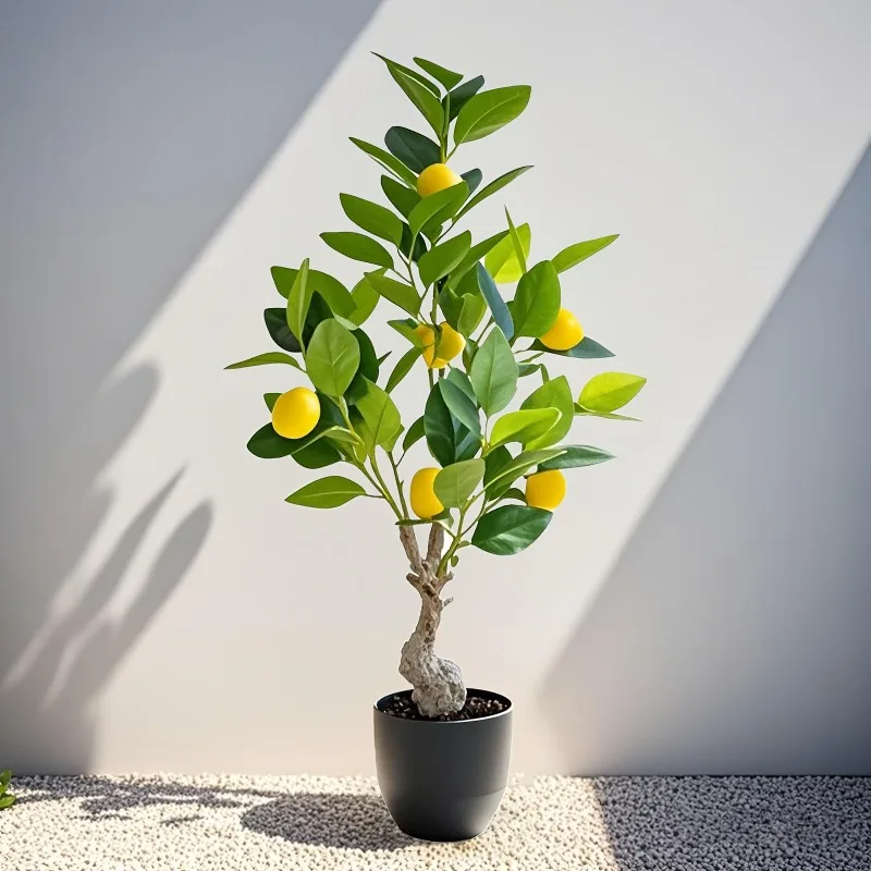 2026 NEW HOT Artificial Lemon  - Ficus Lyrata Tree recension och pris